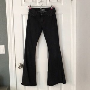 Black Free People Flare Jeans